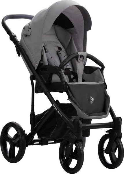 Изображение товара Детская универсальная коляска Bebetto Magnum Light SE 2в1 (07, светло-серый/черная рама)