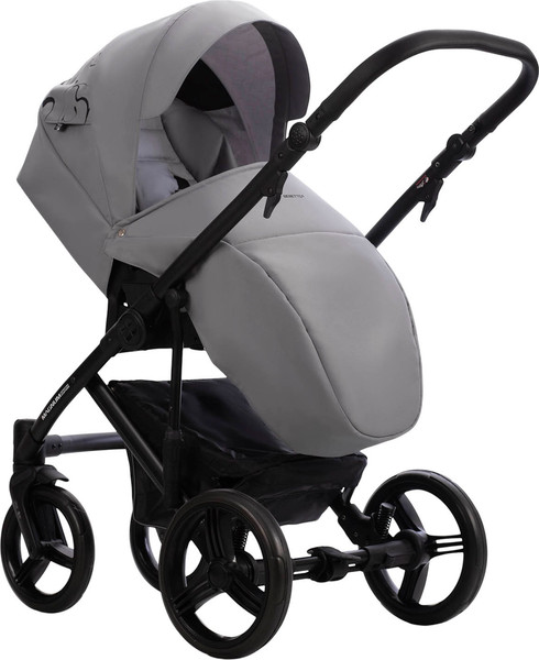 Изображение товара Детская универсальная коляска Bebetto Magnum Light SE 2в1 (07, светло-серый/черная рама)