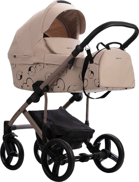 Изображение товара Детская универсальная коляска Bebetto Magnum Light SE 2в1 (08, светло-бежевый/бежевая рама)