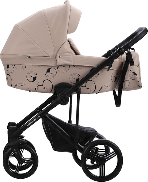 Изображение товара Детская универсальная коляска Bebetto Magnum Light SE 2в1 (08, светло-бежевый/черная рама)