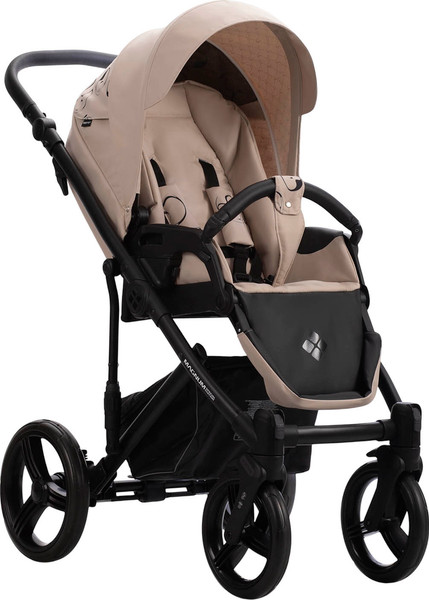 Изображение товара Детская универсальная коляска Bebetto Magnum Light SE 2в1 (08, светло-бежевый/черная рама)
