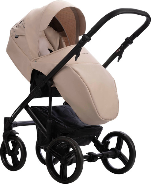 Изображение товара Детская универсальная коляска Bebetto Magnum Light SE 2в1 (08, светло-бежевый/черная рама)