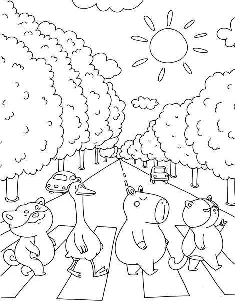 Изображение товара Раскраска Проф-Пресс Макси. Капибара и друзья (9785378344635)