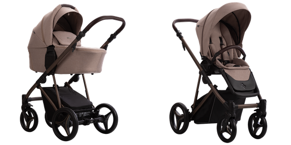 Изображение товара Детская универсальная коляска Bebetto Pelpasso 2в1 (02 Choco/бежевый)