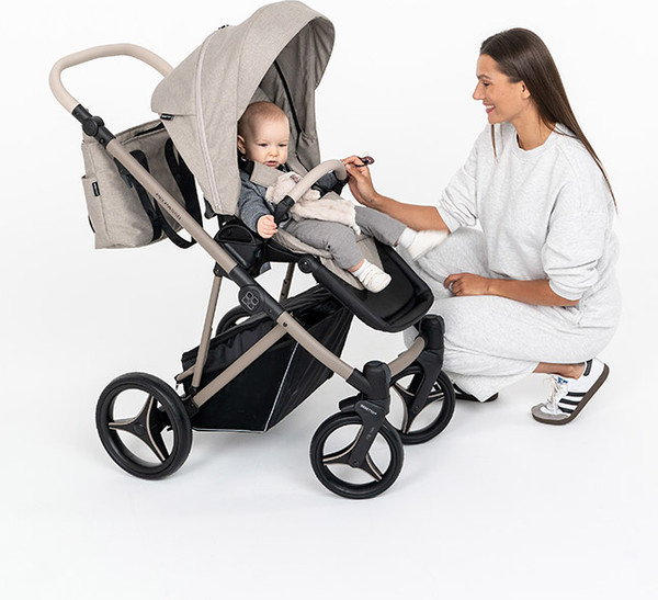 Изображение товара Детская универсальная коляска Bebetto Pelpasso 2в1 (01 Kaszmir, светло-бежевый)