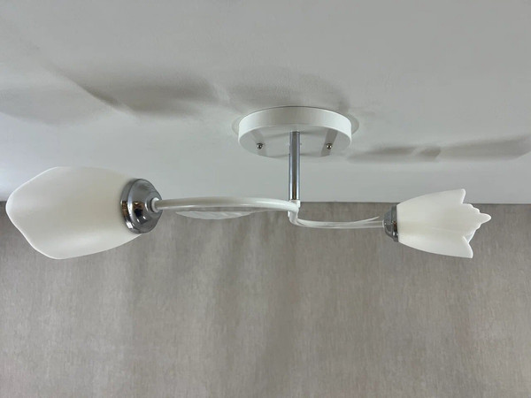 Изображение товара Потолочный светильник Lumix 1011/2 (белый/хром)