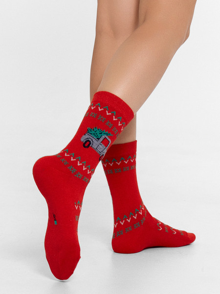 Изображение товара Носки Mark Formelle 394K-2959 (р.25-27, ярко-красный)