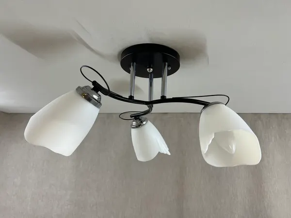 Изображение товара Люстра Lumix 1009/3 (черный/хром)