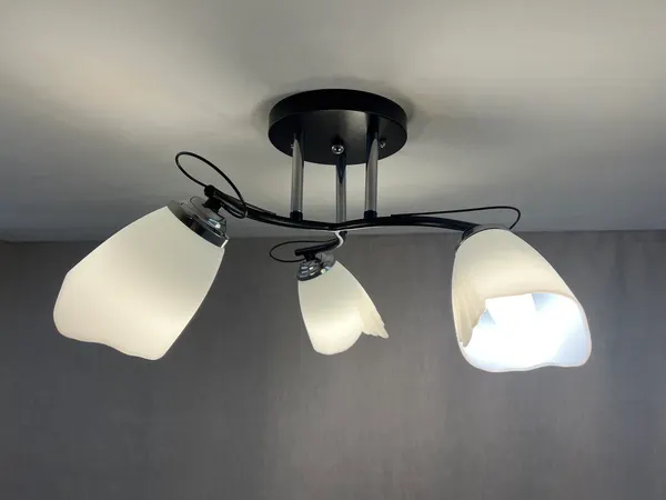 Изображение товара Люстра Lumix 1009/3 (черный/хром)