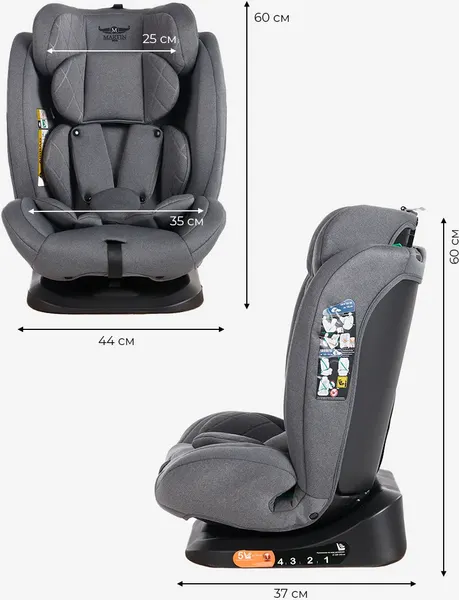 Изображение товара Автокресло Martin Noir Discovery I-Size (Steel Titan)