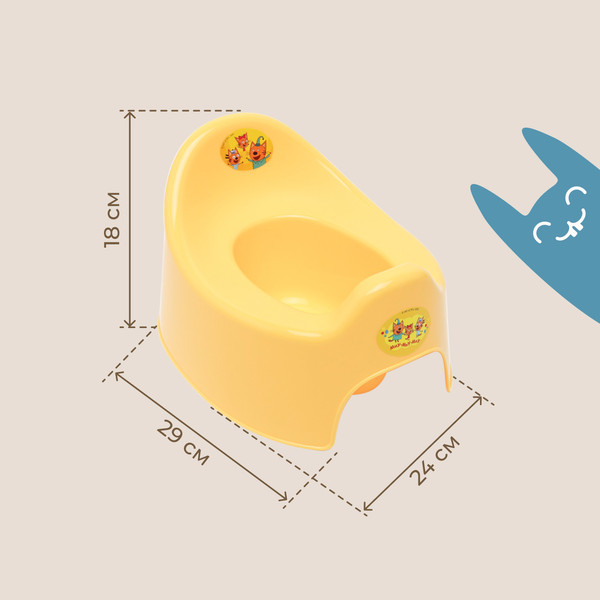 Изображение товара Детский горшок ROXY-KIDS Три Кота Каникулы / RFD-015