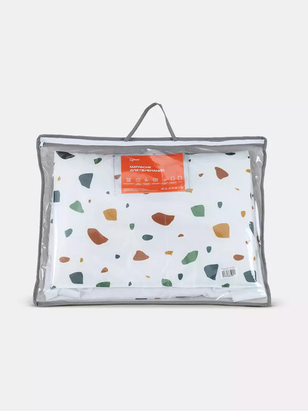 Изображение товара Пеленальный матрас Rant Mosaic / 70х70 (с сумкой, oxford, белый)