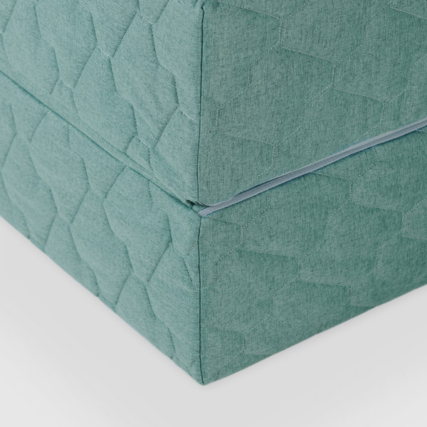 Изображение товара Бескаркасное кресло-кровать buyson BuyDream Тк. Laguna 670 202x70 (бирюзовый)