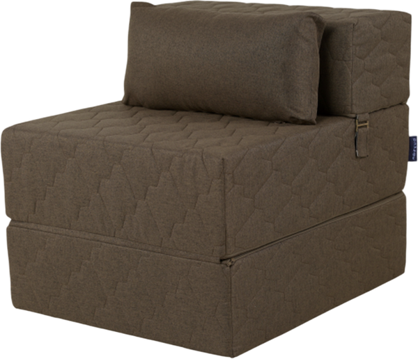 Изображение товара Бескаркасное кресло-кровать buyson BuyDream Тк. Laguna 233 202x70 (кофейный)