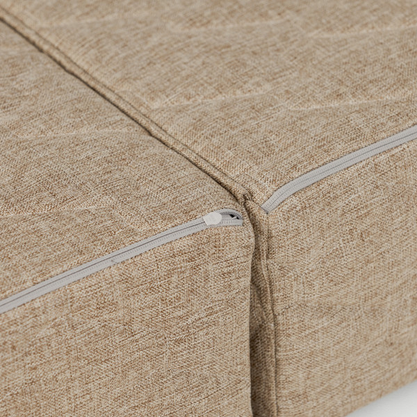 Изображение товара Бескаркасное кресло-кровать buyson BuyDream Тк. Madagaskar 02 202x70 (бежевый)