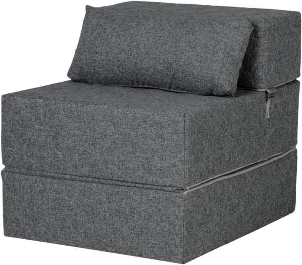 Изображение товара Бескаркасное кресло-кровать buyson BuyDream Тк. Madagaskar 07 202x70 (серый)