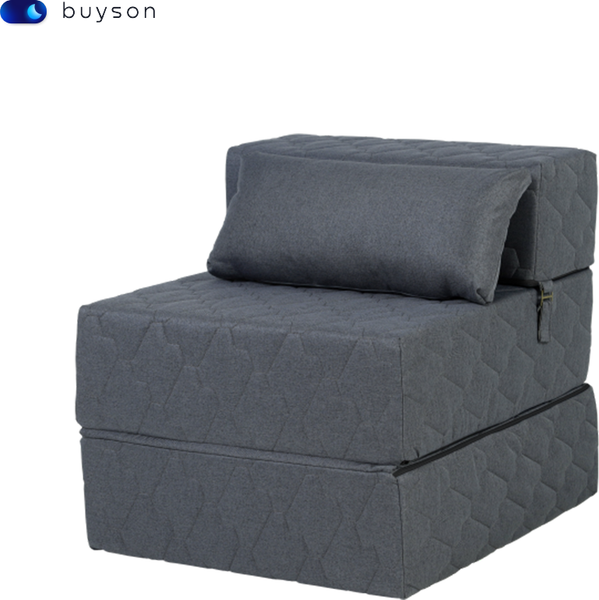 Изображение товара Бескаркасное кресло-кровать buyson BuyDream Тк. Laguna 997 202x70 (джинс)