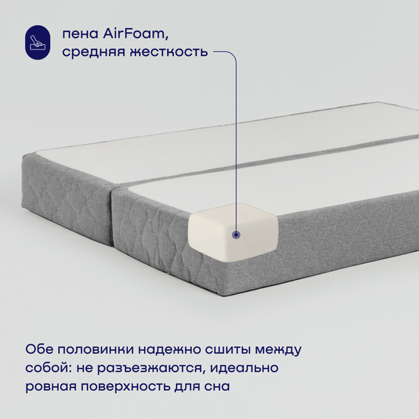 Изображение товара Бескаркасный диван buyson BuyHit Тк. Laguna 994 200x142 (серый)