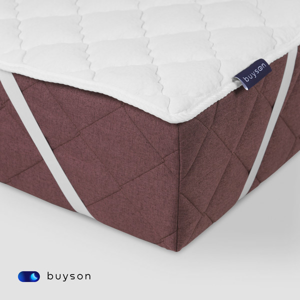 Изображение товара Бескаркасный диван buyson BuyHit Тк. Laguna 380 200x142 (бордовый)