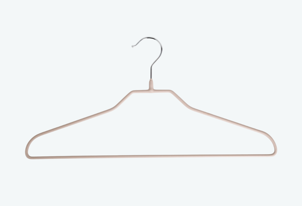 Изображение товара Набор металлических вешалок-плечиков Attribute Neo Matte Beige / AHS071 (5шт)