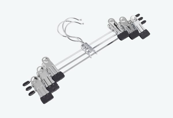 Изображение товара Набор металлических вешалок-плечиков Attribute Neo Matte Black AHS222 (3шт)