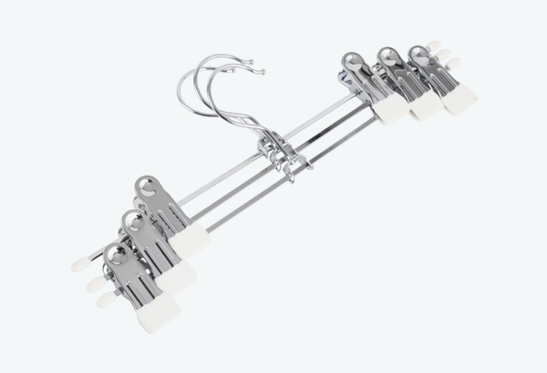 Изображение товара Набор металлических вешалок-плечиков Attribute Neo Matte White AHS224 (3шт)