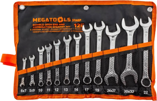 Изображение товара Набор ключей Megatools MT-5198P+2 (63427)