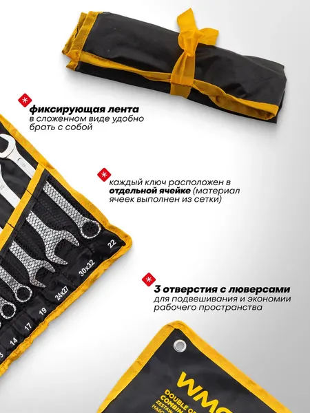 Изображение товара Набор ключей WMC Tools WMC-5198P+2 (63423)