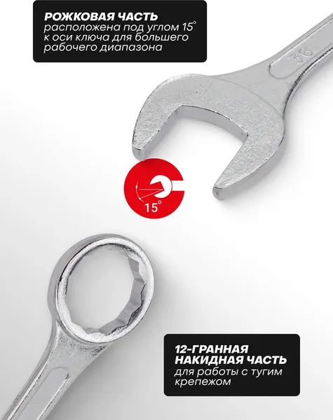 Изображение товара Гаечный ключ WMC Tools WMC-75536 (63429)