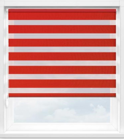 Изображение товара Рулонная штора Jalux День-Ночь Софт bh 1804 85x160 (красный)