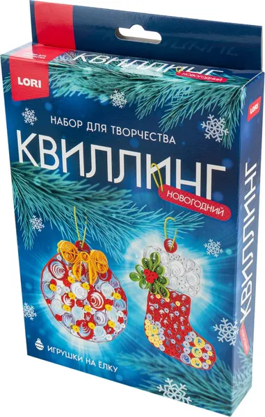 Изображение товара Набор для творчества Lori Квиллинг. Новогодний. Зимняя фантазия / Квл-046