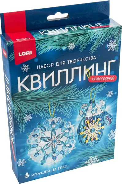 Изображение товара Набор для творчества Lori Квиллинг. Новогодний. Красивая зима / Квл-045