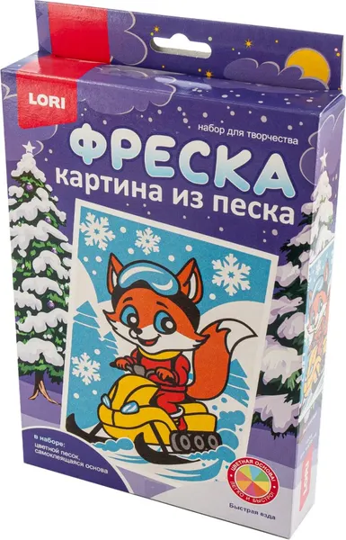 Изображение товара Набор для творчества Lori Фреска. Быстрая езда / Пз/ф-050