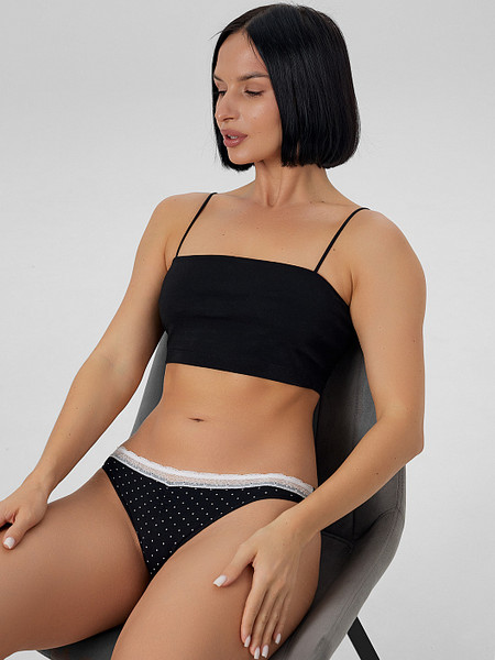 Изображение товара Трусы женские Mark Formelle 412344 (р.94, горошек на черном)