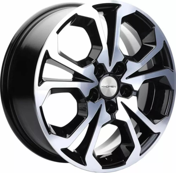 Изображение товара Литой диск Khomen KHW1711 Chery/Exeed 17x6.5" 5x108мм DIA 60.1мм ET 33мм (Black FP)