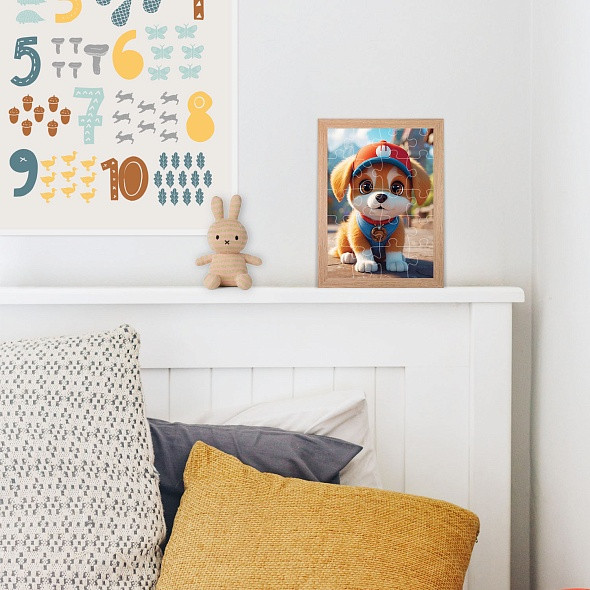 Изображение товара Развивающая игра Hatber Пазл. Maxi. Забавный малыш / 20ПЗ5_32526 (20эл)