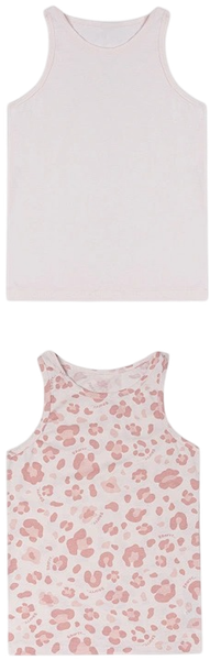Изображение товара Комплект маек детских Mark Formelle 427739-2/1 (р.158-80, светло-розовый/розовый леопард)