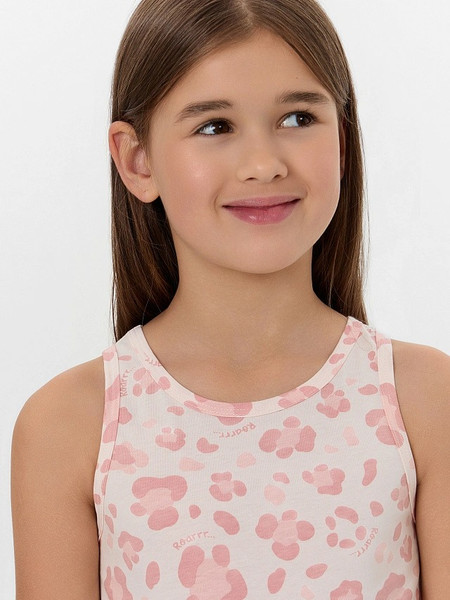 Изображение товара Комплект маек детских Mark Formelle 427739-2/1 (р.158-80, светло-розовый/розовый леопард)