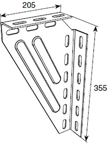 Изображение товара Кронштейн для ворот DoorHan Угловой универсальный
