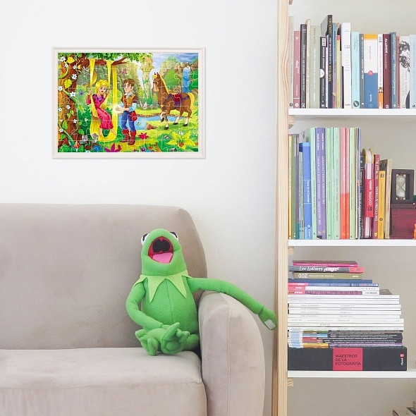 Изображение товара Развивающая игра Hatber Пазл. Premium Maxi. Рапунцель / 24ПЗ2_23448 (24эл)