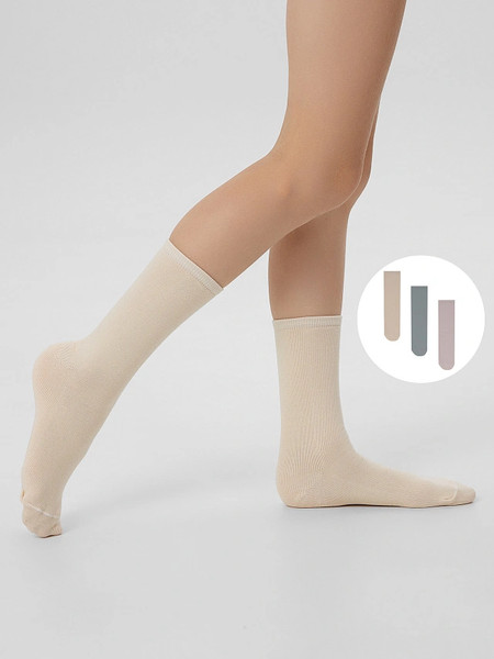 Изображение товара Носки детские Mark Formelle 430A-1407 (р.20, нюдовый/светлая оливка/зефирный)