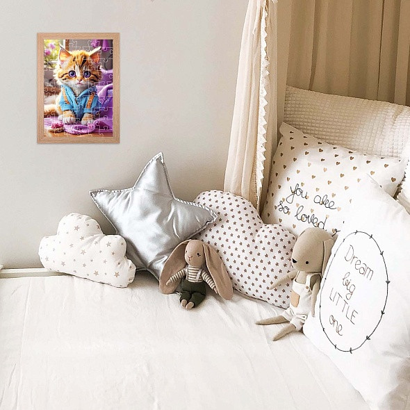 Изображение товара Пазл Hatber Maxi. Рыжий котик / 54ПЗ3_32194 (54эл)