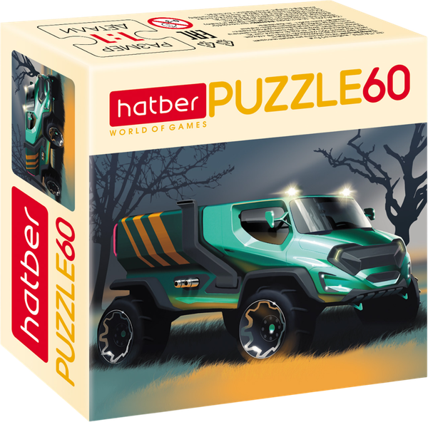 Изображение товара Пазл Hatber Супергрузовик / 60ПЗ5_28877 (60эл)