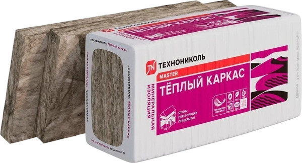 Минеральная вата Технониколь Теплый каркас 1200-610-50 / 114130 (фито) — фото 6