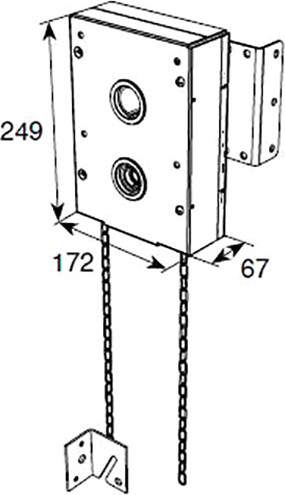Изображение товара Привод для ворот DoorHan Ручной цепной 25025M