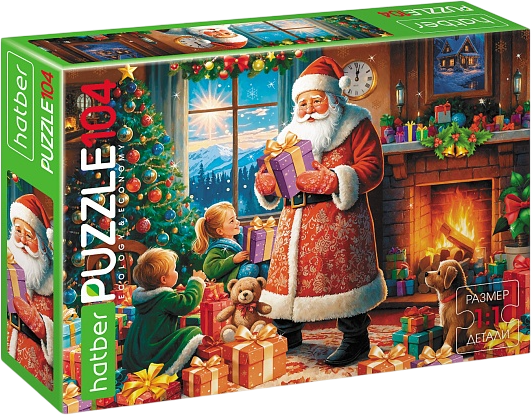 Изображение товара Пазл Hatber Eco. Время чудес / 104ПЗ4_35338 (104эл)