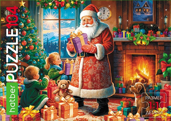 Изображение товара Пазл Hatber Eco. Время чудес / 104ПЗ4_35338 (104эл)