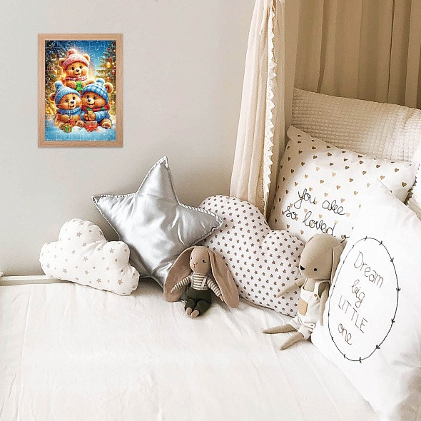 Изображение товара Пазл Hatber Eco. Веселые мишки / 160ПЗ4_32809 (160эл)