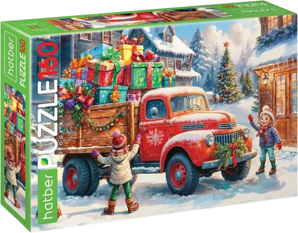 Изображение товара Пазл Hatber Eco. Волшебный грузовик / 160ПЗ4_35208 (160эл)