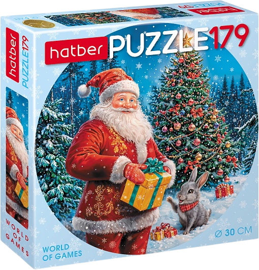 Изображение товара Пазл Hatber Праздник у елочки / 179ПЗк4_35278 (179эл)